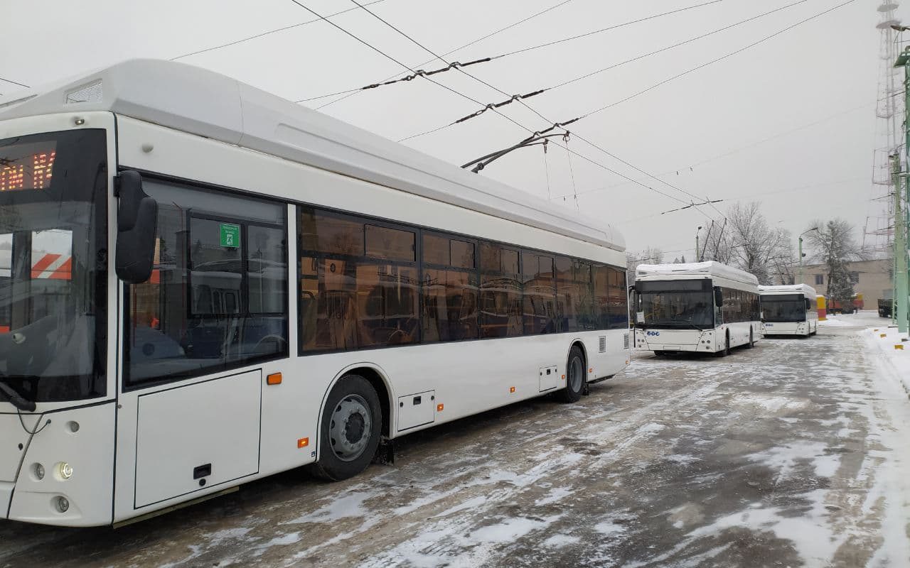 Новые троллейбусы вышли на линии города Чебоксары